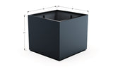 Aluminum Square & Cube Planter – 28" to 48" H