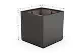 Aluminum Square & Cube Planter – 28" to 48" H
