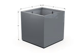 Aluminum Square & Cube Planter – 28" to 48" H