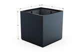 Aluminum Square & Cube Planter – 28" to 48" H