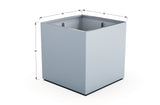 Aluminum Square & Cube Planter – 28" to 48" H