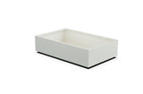 Aluminum Rectangular 30" Wide Planter – 12" to 18" H - Plantercraft