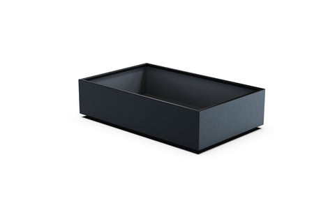 Aluminum Rectangular 30" Wide Planter – 12" to 18" H - Plantercraft