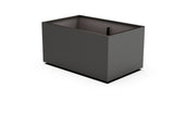 Aluminum Rectangular 30" Wide Planter – 24" to 30" H - Plantercraft