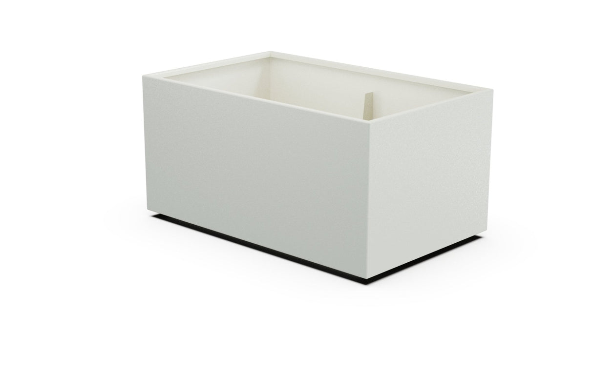Aluminum Rectangular 30" Wide Planter – 24" to 30" H - Plantercraft