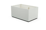 Aluminum Rectangular 30" Wide Planter – 24" to 30" H - Plantercraft