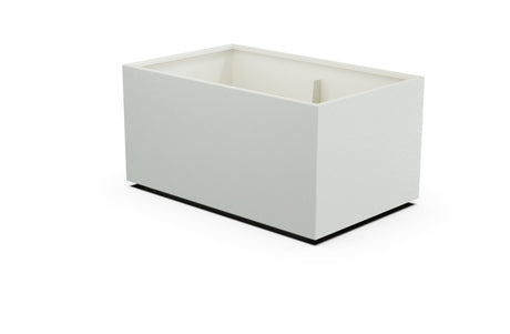 Aluminum Rectangular 30" Wide Planter – 24" to 30" H - Plantercraft