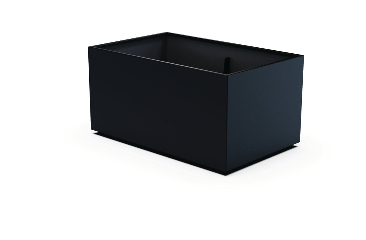 Aluminum Rectangular 30" Wide Planter – 24" to 30" H - Plantercraft
