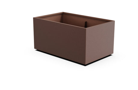 Aluminum Rectangular 30" Wide Planter – 24" to 30" H - Plantercraft