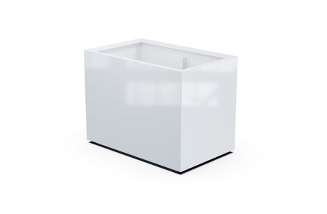 Aluminum Rectangular 30" Wide Planter – 36" to 42" H - Plantercraft