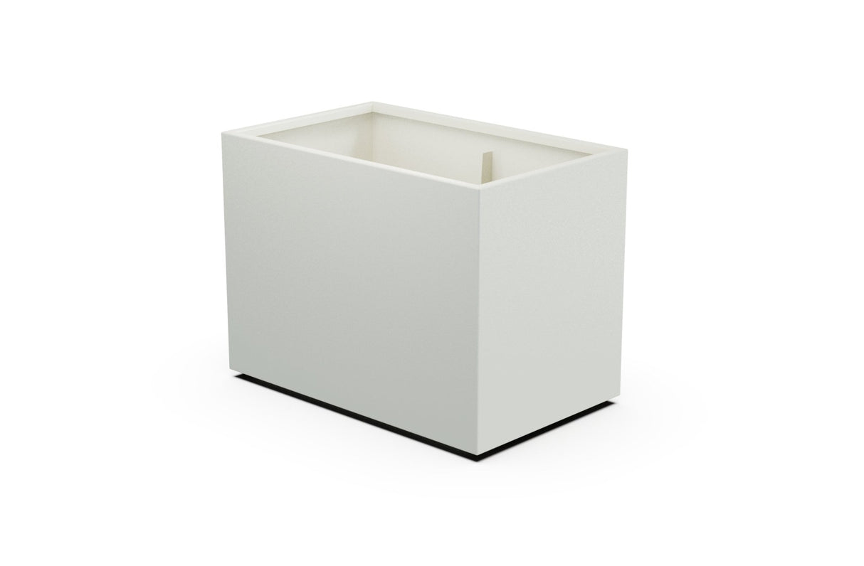 Aluminum Rectangular 30" Wide Planter – 36" to 42" H - Plantercraft