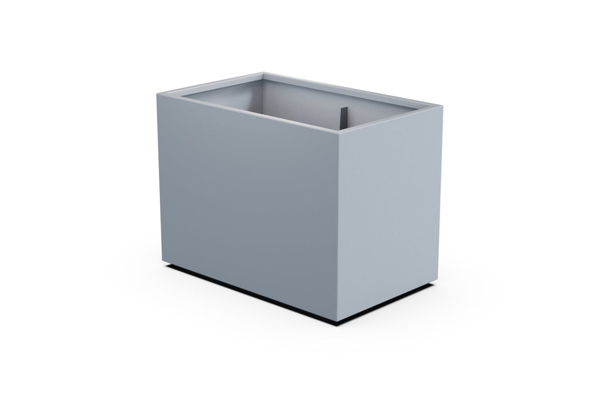 Aluminum Rectangular 30" Wide Planter – 36" to 42" H - Plantercraft