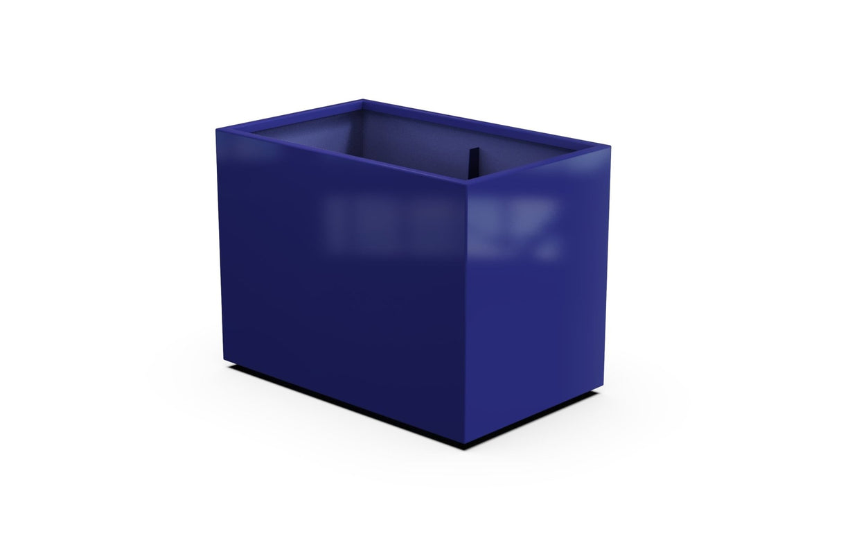 Aluminum Rectangular 30" Wide Planter – 36" to 42" H - Plantercraft