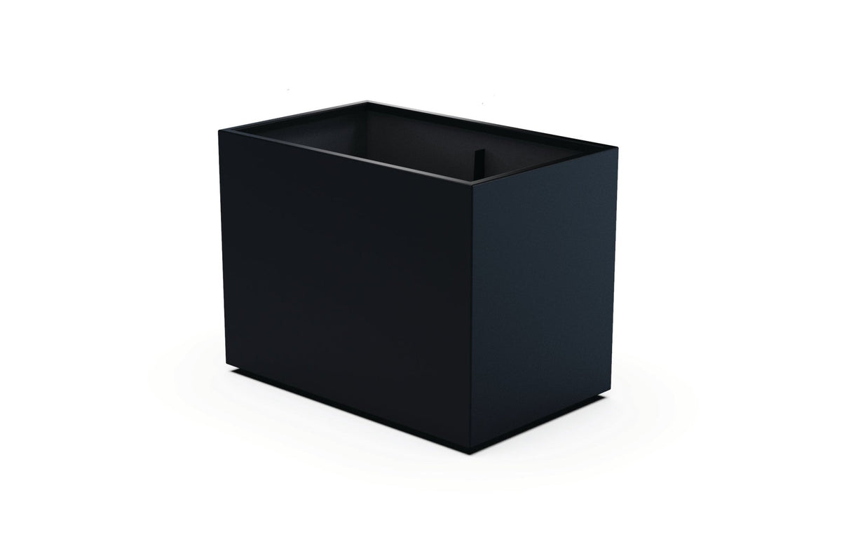 Aluminum Rectangular 30" Wide Planter – 36" to 42" H - Plantercraft