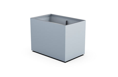 Aluminum Rectangular 30" Wide Planter – 36" to 42" H - Plantercraft