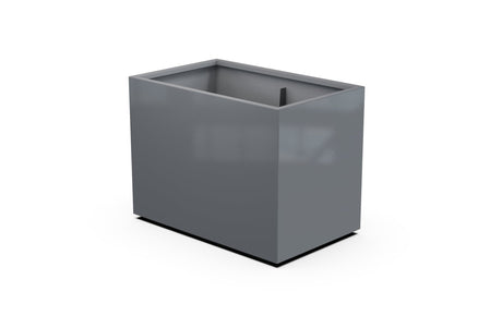 Aluminum Rectangular 30" Wide Planter – 36" to 42" H - Plantercraft