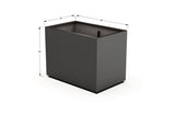 Aluminum Rectangular 30" Wide Planter – 36" to 42" H - Plantercraft