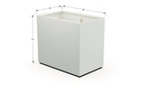 Aluminum Rectangular 30" Wide Planter – 36" to 42" H - Plantercraft