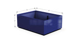 Aluminum Rectangular 36" Wide Planter – 12" to 18" H