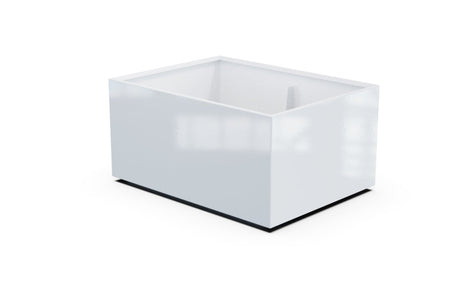 Aluminum Rectangular 36" Wide Planter – 24" to 30" H - Plantercraft