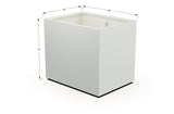 Aluminum Rectangular 36" Wide Planter – 36" to 42" H - Plantercraft
