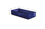 Aluminum Rectangular 30" Wide Planter – 12" to 18" H - Plantercraft