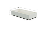 Aluminum Rectangular 30" Wide Planter – 12" to 18" H - Plantercraft