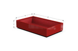 Aluminum Rectangular 36" Wide Planter – 12" to 18" H