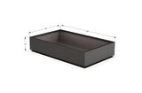 Aluminum Rectangular 36" Wide Planter – 12" to 18" H