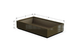 Aluminum Rectangular 36" Wide Planter – 12" to 18" H