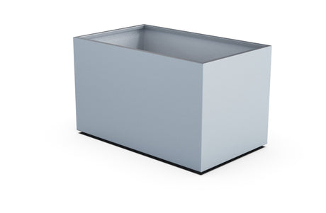 Aluminum Rectangular 36" Wide Planter – 36" to 42" H - Plantercraft