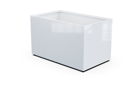 Aluminum Rectangular 36" Wide Planter – 36" to 42" H - Plantercraft