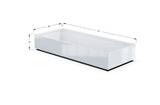 Aluminum Rectangular 30" Wide Planter – 12" to 18" H - Plantercraft