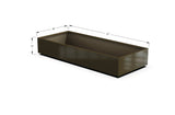 Aluminum Rectangular 30" Wide Planter – 12" to 18" H - Plantercraft