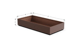 Aluminum Rectangular 36" Wide Planter – 12" to 18" H