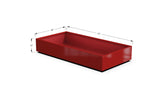 Aluminum Rectangular 36" Wide Planter – 12" to 18" H