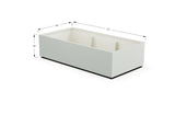 Aluminum Rectangular 36" Wide Planter – 12" to 18" H