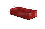 Aluminum Rectangular 36" Wide Planter – 12" to 18" H