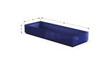Aluminum Rectangular 30" Wide Planter – 12" to 18" H - Plantercraft