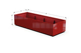 Aluminum Rectangular 30" Wide Planter – 12" to 18" H - Plantercraft