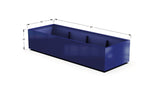 Aluminum Rectangular 30" Wide Planter – 12" to 18" H - Plantercraft