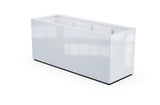 Aluminum Rectangular 30" Wide Planter – 36" to 42" H - Plantercraft
