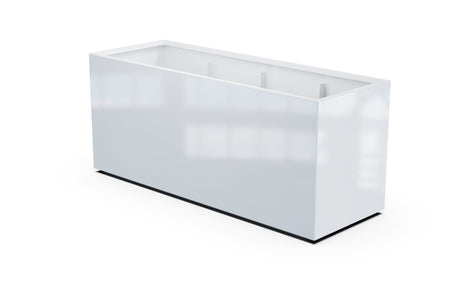 Aluminum Rectangular 30" Wide Planter – 36" to 42" H - Plantercraft