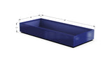 Aluminum Rectangular 36" Wide Planter – 12" to 18" H