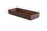 Aluminum Rectangular 36" Wide Planter – 12" to 18" H