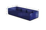 Aluminum Rectangular 36" Wide Planter – 12" to 18" H
