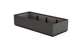 Aluminum Rectangular 36" Wide Planter – 12" to 18" H