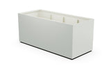 Aluminum Rectangular 36" Wide Planter – 36" to 42" H - Plantercraft