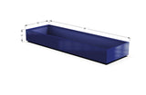 Aluminum Rectangular 30" Wide Planter – 12" to 18" H - Plantercraft