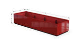 Aluminum Rectangular 30" Wide Planter – 12" to 18" H - Plantercraft